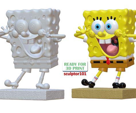 Artstation Spongebob Squarepants 3d Print Model Resources