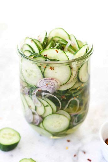 Sweet And Sour Thai Cucumbers Homemade