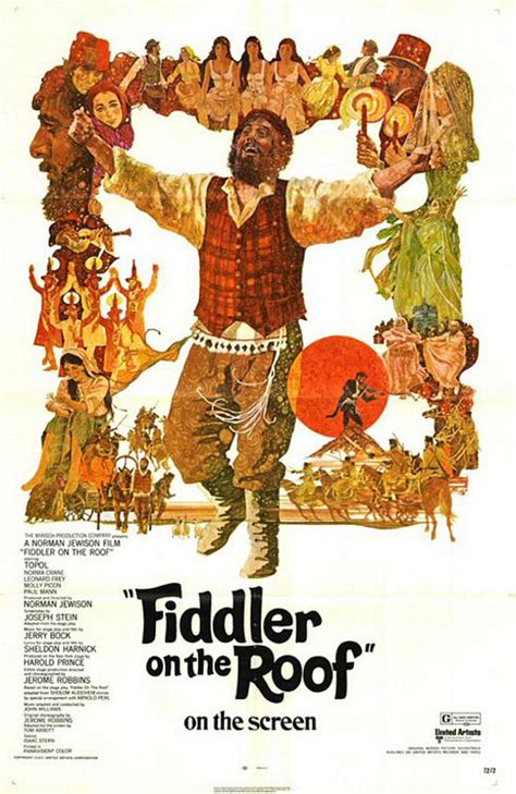 Fiddler On The Roof 1971 Poster 1 Trailer Addict