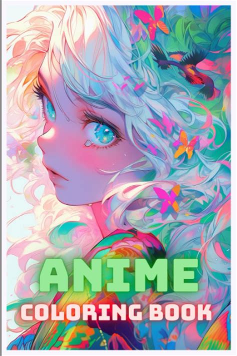Anime Girls Edition Anime Coloring Books 100 Pages 6x9 By Generic