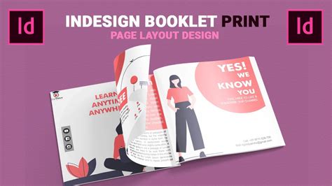 Adobe Indesign Tutorial Booklet Layout For Print Youtube