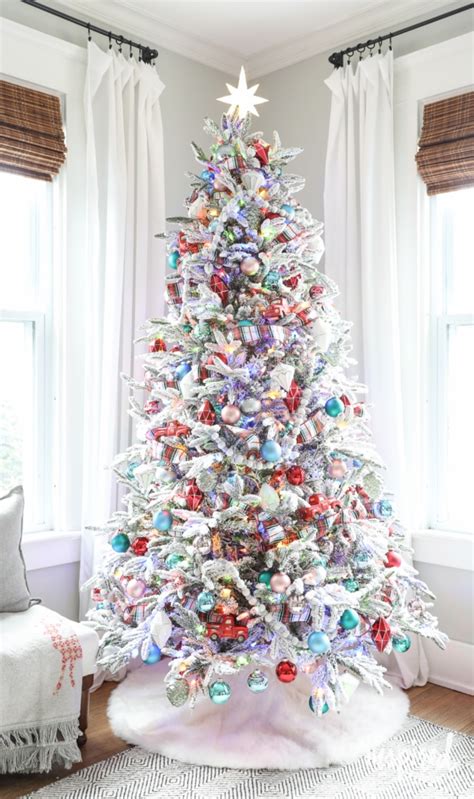 How To Decorate A Fun Festive And Flocked Christmas Tree