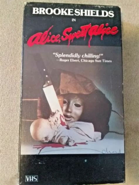Alice Sweet Alice Vhs Rare Horror Cult Good Times Brooke Shields Picclick