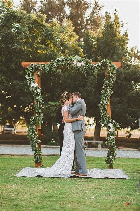 20 Creative Greenery Wedding Arches With Garland Page 2 Hi Miss Puff