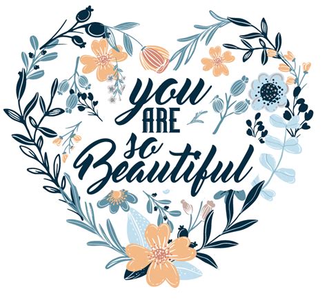 You Are So Beautiful Heart Vinyl Rugs Tenstickers