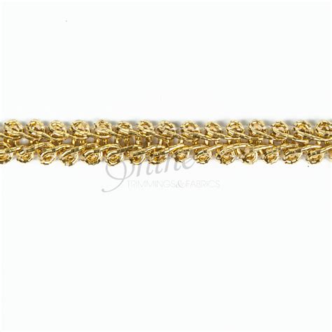 Metallic Trim 214 Gold Shine Trimmings And Fabrics
