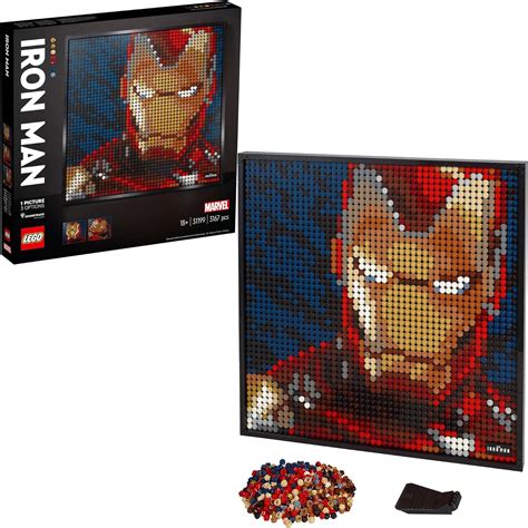 Lego 31199 Art Iron Man Marvel Studios Amazonit Giochi E Giocattoli