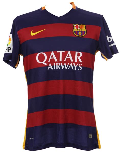 Lot Detail 2015 Lionel Messi Barcelona Fc Jersey Mears Loa