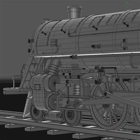 3ds Realistic Berkshire Steam Locomotive