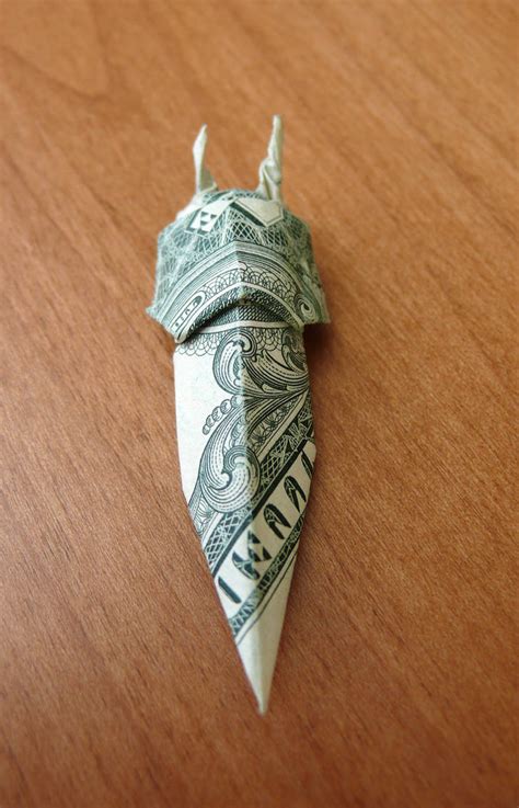 Dollar Bill Origami Slug By Craigfoldsfives On Deviantart