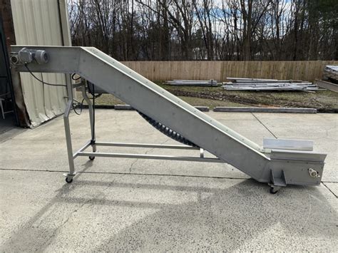 Approximately 12 Wide X 12 Long Portable Inclined Belt Conveyor