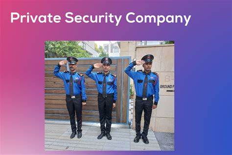 How To Choose A Private Security Company For Business