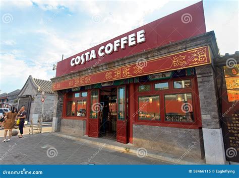 Costa Coffee Shop In Beijing China Editorial Image Image Of Chain