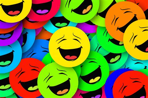 Wallpaper Colorful Illustration Circle Smiley Emotion Icon