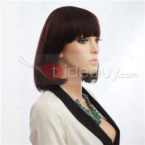 wigs chinese bob 12inches wigs for women heat resistant with bangs hot hair wigs， 50 99 wig