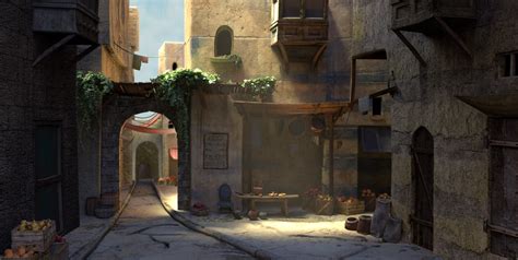 Artstation Middle Eastern Bazaar Based On Concept Art By Jeremy Fenske