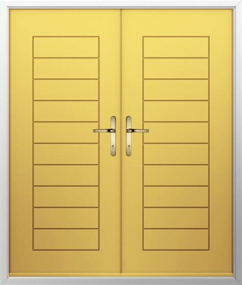 Solidor Palermo Solid Timber Composite Door In Buttercup Yellow