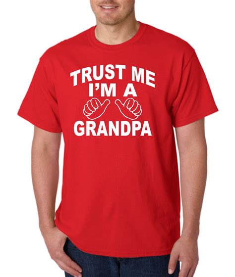 Grandpa Tshirt Shirt Grandpa To Be T Shirt New Grandpa Fathers