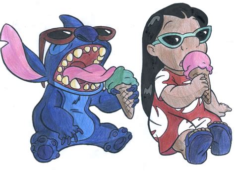 Stitch Inked Лило стич Иллюстрации Дисней картины