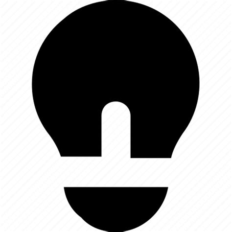 Bulb Idea Electric Light Idea Incandescent Light Bulb Icon