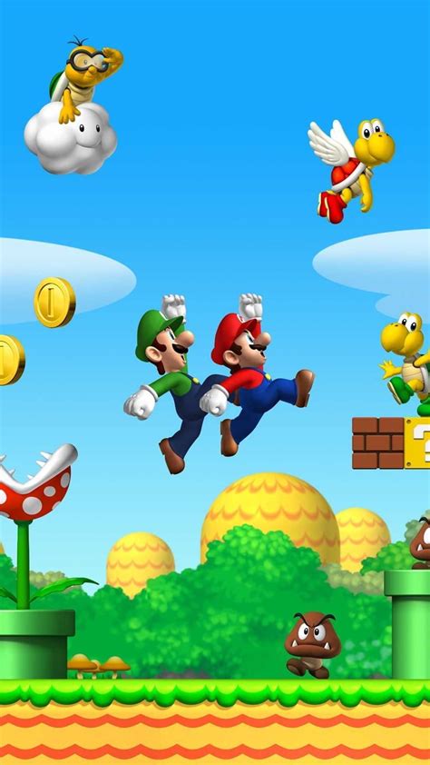 4k Mario Wallpaper Irmaos Mário Mario E Luigi Aniversário Super Mario