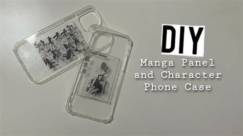 Diy Manga Panel Phone Cases Anime Diy Youtube