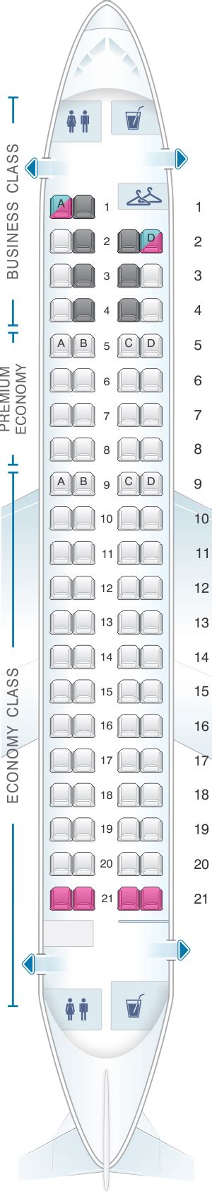Delta Embraer Seat Map