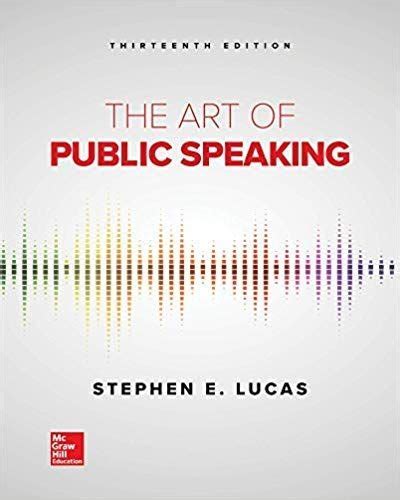 Download Pdf The Art Of Public Speaking By Stephen E Lucas