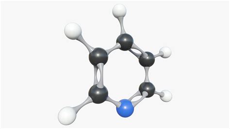 Modèle 3d De Pyridine Molecule With Pbr 4k 8k Turbosquid 1945521