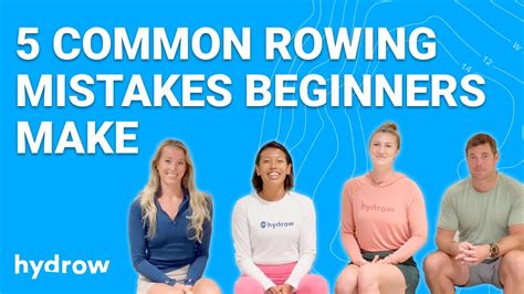 Common Rowing Mistakes Beginners Make And How To Fix Them Youtube