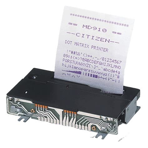 Citizen Md 910911 Dot Matrix Printer Mechanism