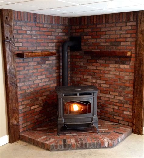 20 Brick And Wood Fireplace Decoomo
