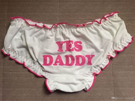 Yes Daddy Kawaii Cute Lolita Good Girl Funning Pink Letters Printed