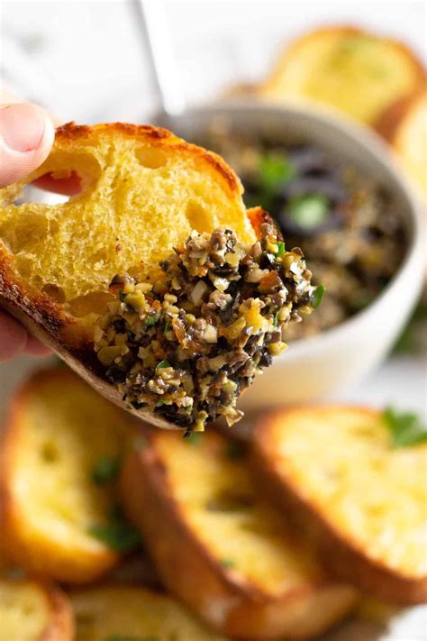 vegan olive tapenade this salty briny olive tapenade recipe comes together in just a few