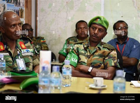 Senior Military Officers From Amisom Meet With Maj Gen Nakibus Lakara