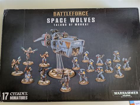 Warhammer 40k Space Wolves Talons Of Morkai Battleforce Hobbies And Toys