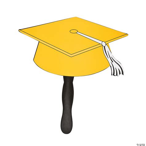Yellow Graduation Cap Fans Discontinued