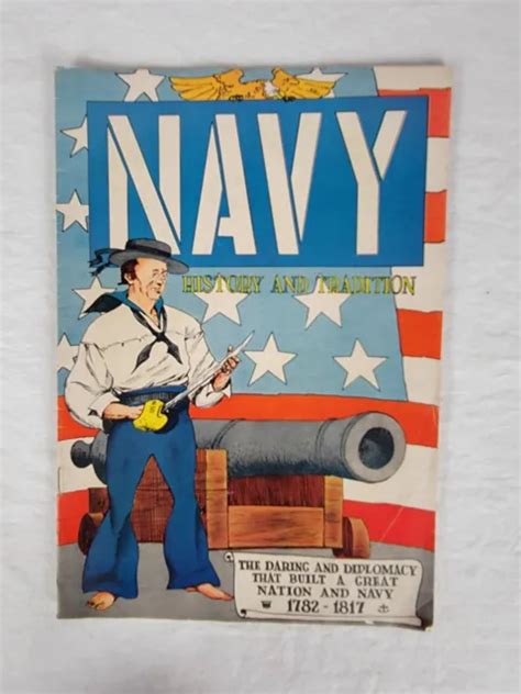 Br957 Us Navy History And Tradition 1958 Comic Book School Book 599