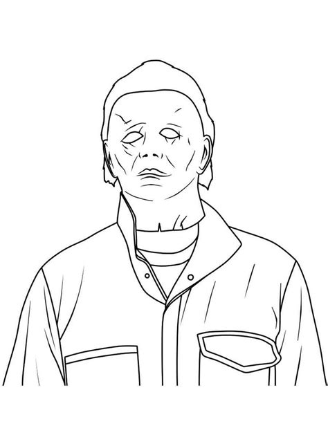 Top 10 Printable Michael Myers Coloring Pages