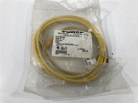 Wkb T Turck Microfast Wire Pin Right Angle Female Connector
