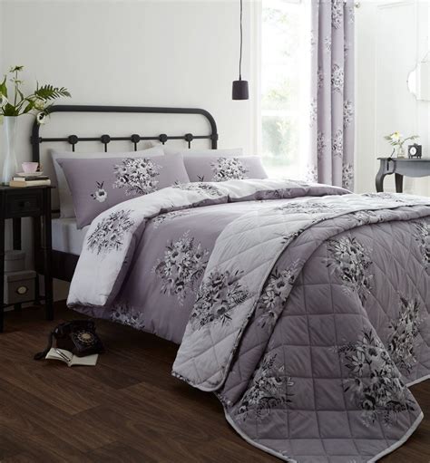 Floral Quilt Duvet Cover Set Bedding Bed Set Single Double King Country