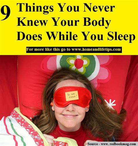9 Things You Never Knew Your Body Does While You Sleep Home And Life Tips