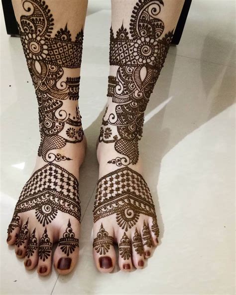 Indian Bridal Dulhan Mehndi Designs For Legs K4 Fashion