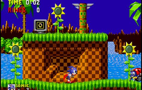 Use A B Or C To Make Sonic Jump Move While Jumping To Make Him Jump