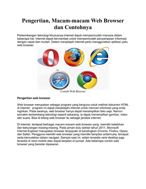 Fungsi Dan Manfaat Web Browser Untuk Pengguna Internet Vrogue