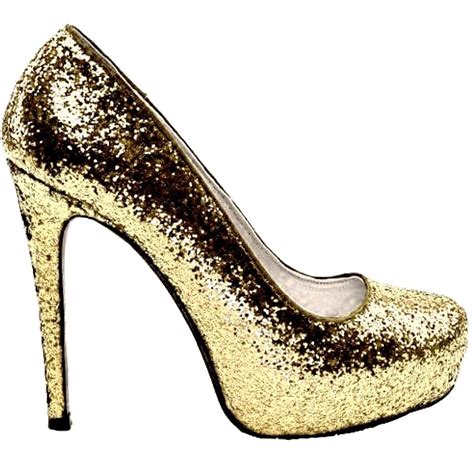 Sparkly Glitter Champagne Gold Peep Toe Heels Wedding