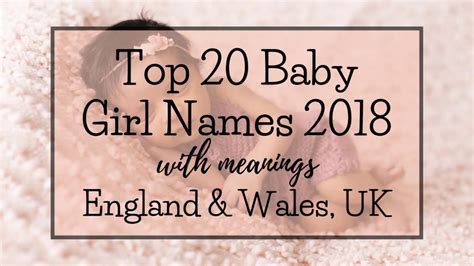 Baby Girl Names 2018 Unique With Meaning Bruin Blog