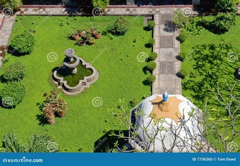 Landscaped Garden Aerial View Stock Photo Image 7736360