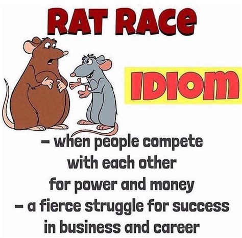 Check spelling or type a new query. English 5 minutes в Instagram: «IDIOM. Rat race. Meaning: when people compete with each other ...
