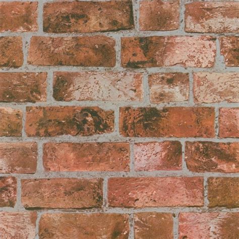 I Love Wallpaper Sample Distinctive Brick Red Ilw980055 Sample